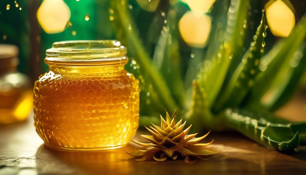 aloe vera and honey powerful blend benefits