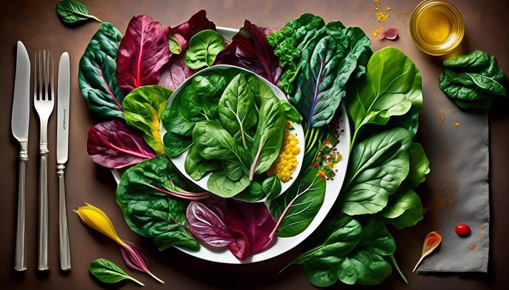 chard and spinach low glycemic