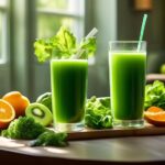10 beneficios del zumo verde con el estómago vacío: poder desintoxicante matutino