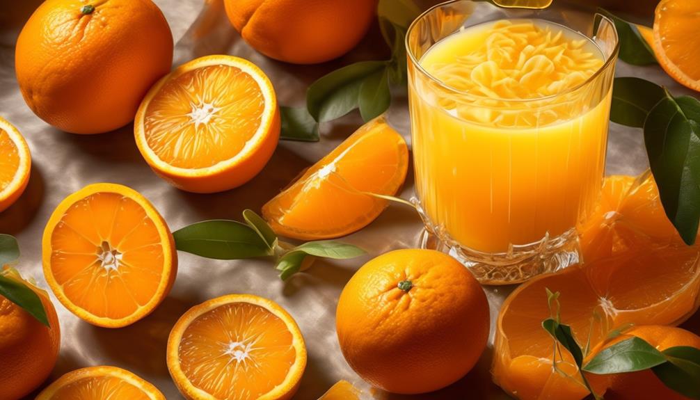 orange juice morning health