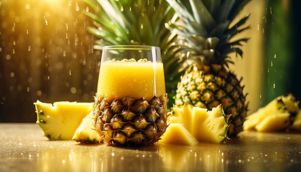 pineapple juice improves well being