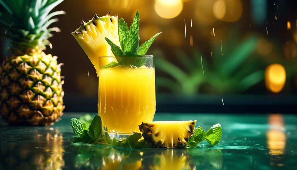 pineapple juice improves well being