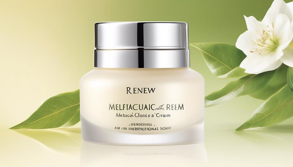 renew melaleuca cream natural skincare power