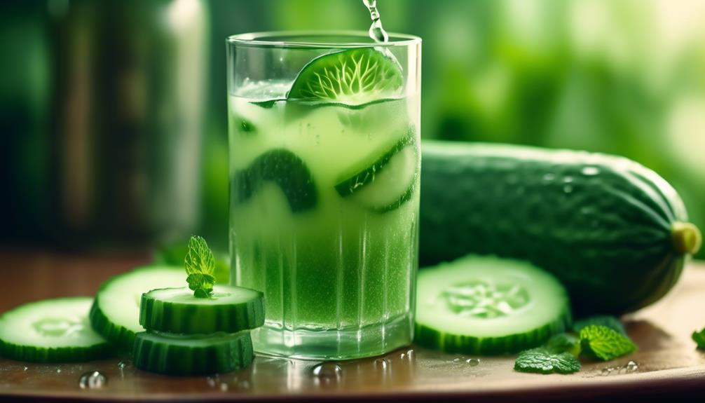 unexpected perks of cucumber juice